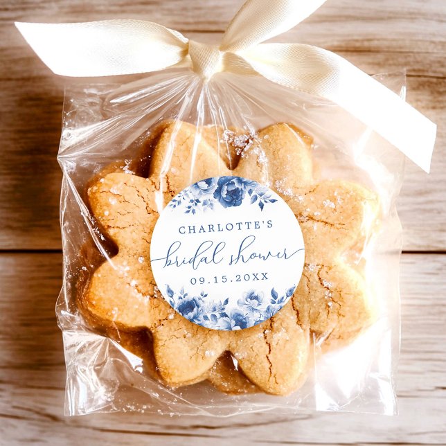 Adesivo Chá de Noiva com Aquarela Floral (Criador carregado)