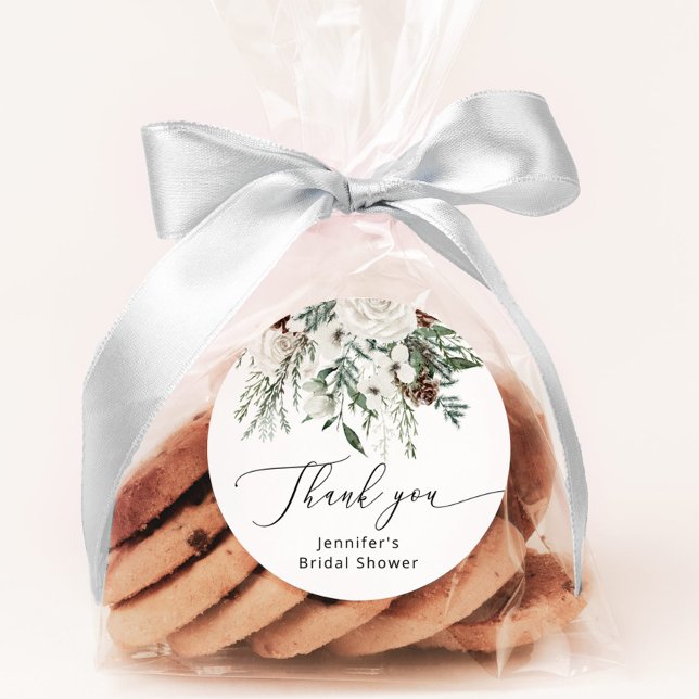 Adesivo Chá de noiva de árvore de pinheiro sempre verde de (Criador carregado)