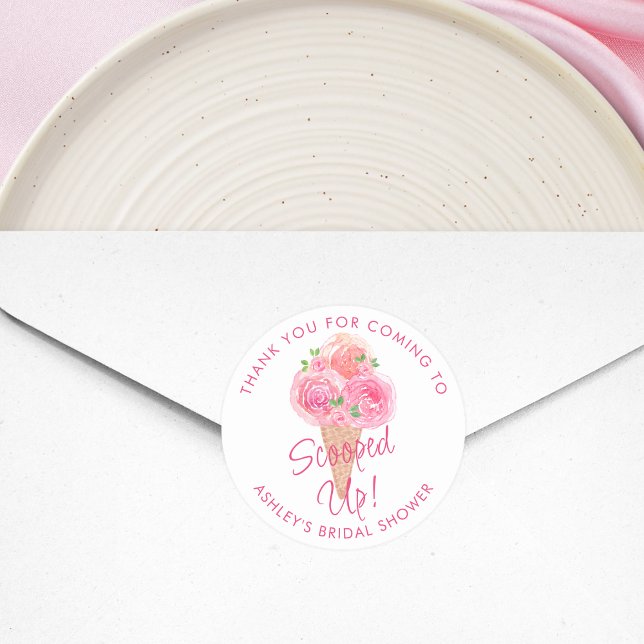 Adesivo Chá de Noiva de Sorvete (Criador carregado)