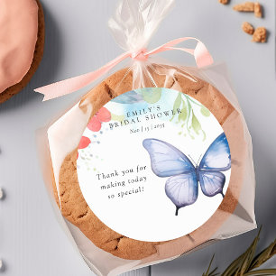 Adesivo Chá de Noiva Ele Me Dá Borboletas