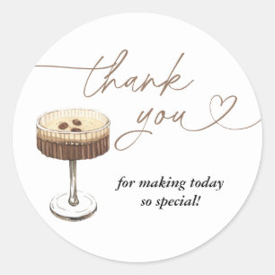 Adesivo Chá de Noiva Espresso Martini Love Is Brewing