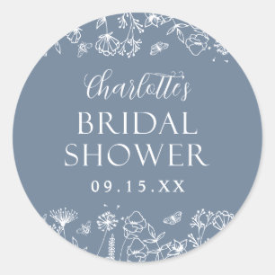 Adesivo Chá de Noiva Floral Elegante