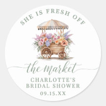 Chá de Noiva Floral Fora do Mercado