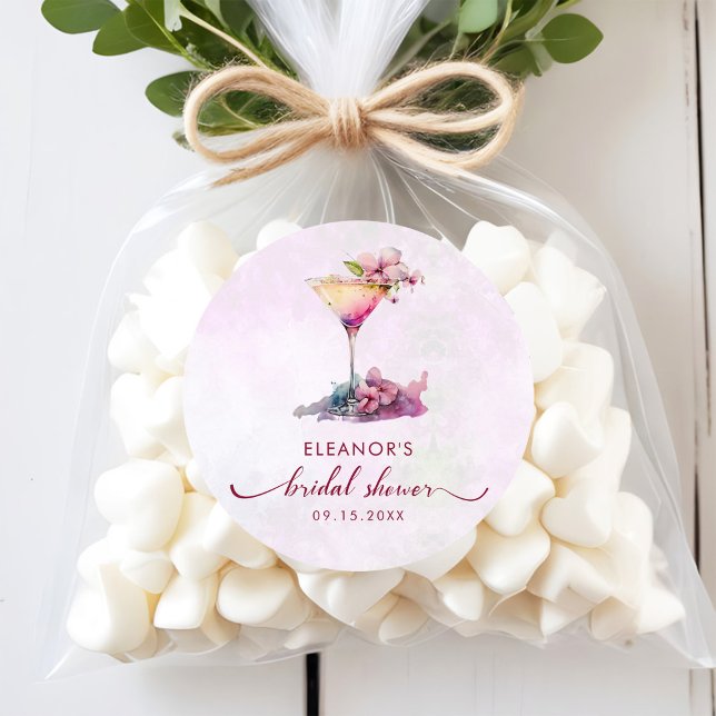 Adesivo Chá de Noiva Floral Rosa (Criador carregado)