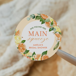 Adesivo Chá de Noiva Main Squeeze Citrus
