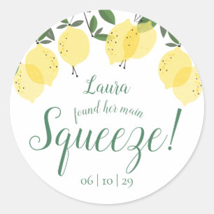 Adesivo Chá de Noiva Main Squeeze Lemons