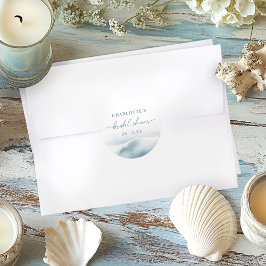 Adesivo Chá de Noiva na Praia e no Oceano