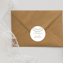 Adesivo Chá de Noiva Pérola Elegante