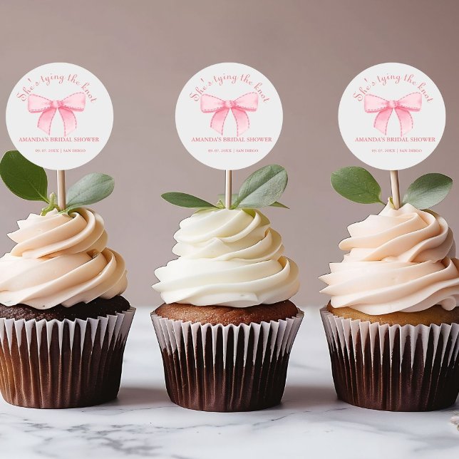 Adesivo Chá de Noiva Rosa Ribbon Blush (Criador carregado)