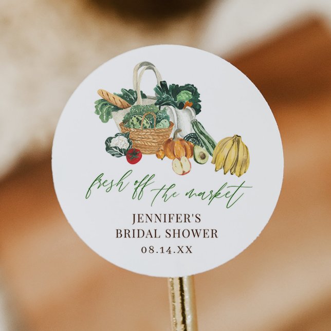 Adesivo Chá de Noiva She's Fresh Off The Market  (Criador carregado)