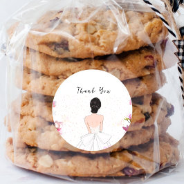 Adesivo Chá de noiva simples e fofo