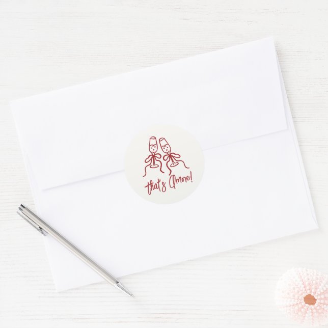 Adesivo Chá de Noiva That's Amore (Envelope)