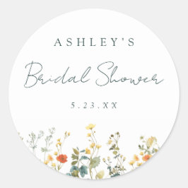 Adesivo Chá de Noiva Wildflower