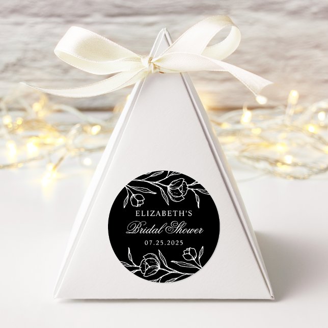 Adesivo Chá de panela branco e preto esboçado (Criador carregado)