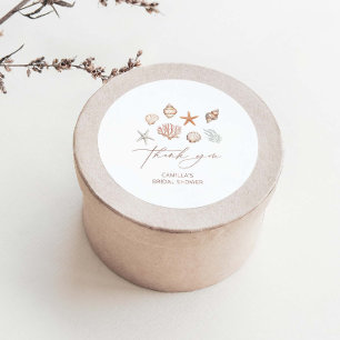 Adesivo Chá de panela Costeiro Obrigado Clássico Ronda