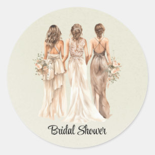 Adesivo Chá de panela das Sage Green Bridesmaids