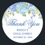 Adesivo Chá de panela de Aquarela Azul Hydrangea Greenery<br><div class="desc">Para mais personalização,  clique no link "personalizar mais" e use nossa ferramenta design para modificar esse modelo. Se precisar de ajuda ou itens correspondentes,  entre em contato comigo.</div>