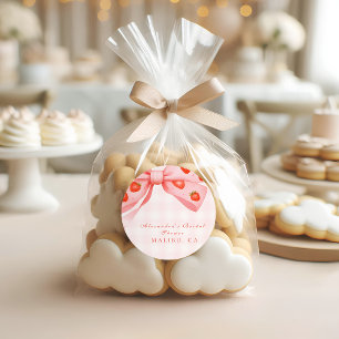 Adesivo Chá de panela de Arco de morango