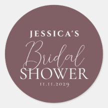 Chá de panela de Caligrafia Elegante Simples