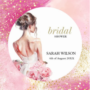 Adesivo Chá de panela de Casamento Incrível em um Orçament