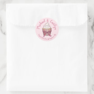 Adesivo Chá de panela de Casamento Sprinkles Arco Rosa