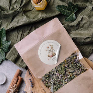 Adesivo Chá de panela De Chá De Vidraça Selvagem Obrigado