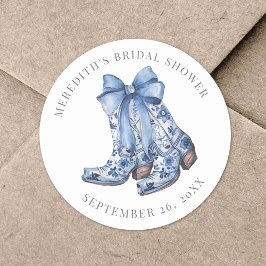 Adesivo Chá de panela de cowboy Arco Azul