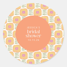 Adesivo Chá de panela de Flor Amarelo-Amarelo-Escandi Retr