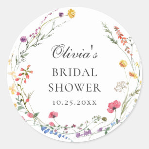 Adesivo Chá de panela de Flores Selvagens de Aquarela Eleg