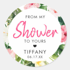 Adesivo Chá de panela de Folhas Tropicais