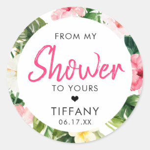 Adesivo Chá de panela de Folhas Tropicais