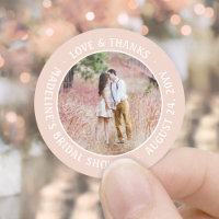 Chá de panela de Fotografia Rosa Blush Amor e Obri