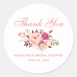 Adesivo Chá de panela de Lâmpada Cor Floral Rosa Floral