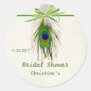 Adesivo Chá de panela de pena de peacock