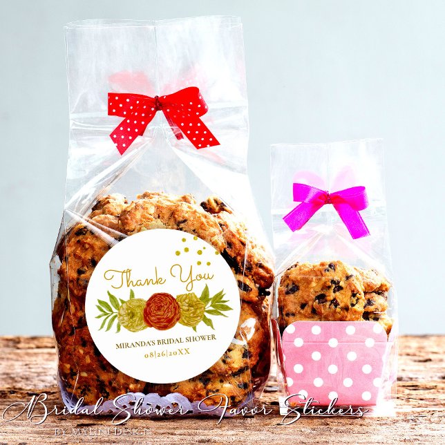 Adesivo Chá de panela de Pontos Dourados Florais Elegantes (Criador carregado)