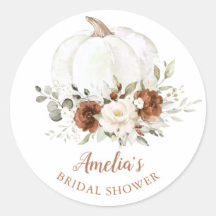 Adesivo Chá de panela de Pumpkin Floral