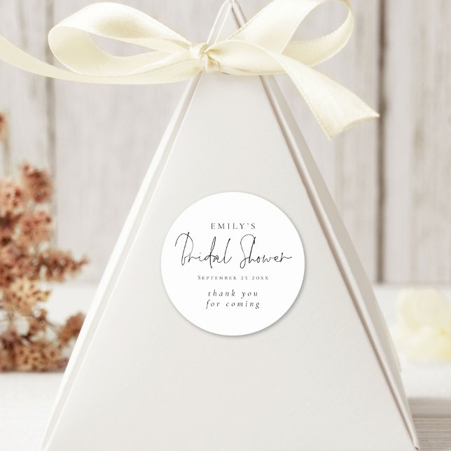 Adesivo Chá de panela de script minimalista obrigado (Criador carregado)