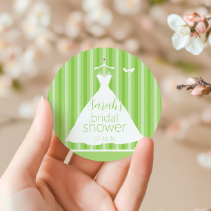 Adesivo Chá de panela De Vestido Verde Luz Elegante