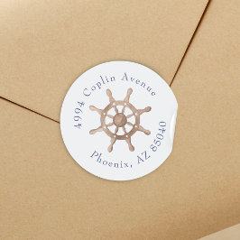 Adesivo Chá de panela do mar costeiro azul