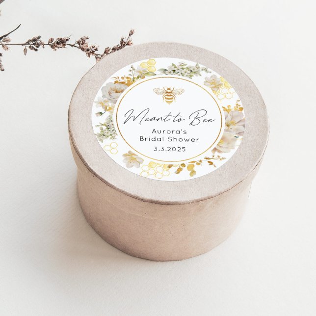 Adesivo Chá de panela elegante destinado a abelha (Criador carregado)