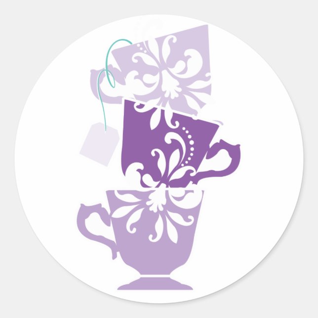 Adesivo Chá de panela Favor Sticker - Chá (Frente)