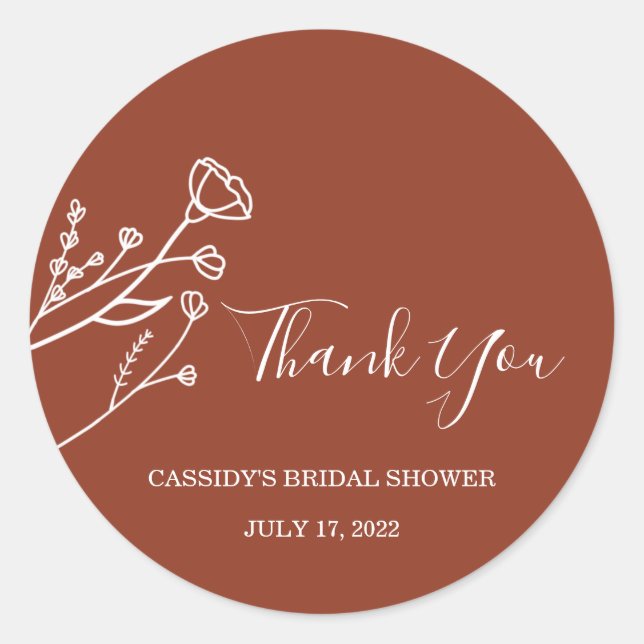 Adesivo Chá de panela Favor Stickers (Frente)