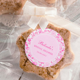 Adesivo Chá de panela Floral de Chinoiserie Branca a Quent