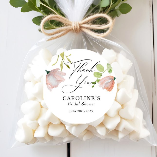 Adesivo Chá de panela Floral de Cor Verde Rosa Clássico (Criador carregado)