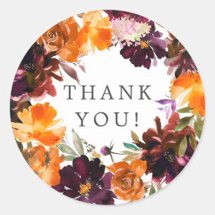 Adesivo Chá de panela Floral de Outono