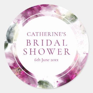 Adesivo Chá de panela Floral Lily Rosa-Cor-de-Água