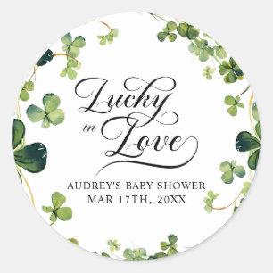 Adesivo Chá de Panela Lucky in Love Trevo Verde