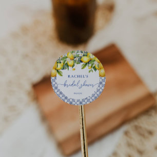 Adesivo Chá de panela Mediterrâneo Elegante Lemon