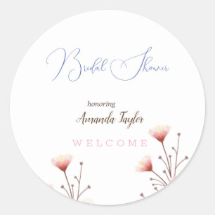 Adesivo Chá de panela Mínimo de Flores de Cores d'Água