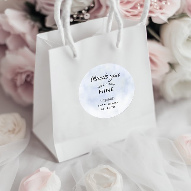 Adesivo Chá de panela Moderno Azul Elegante Azul Cloud 9 (Criador carregado)